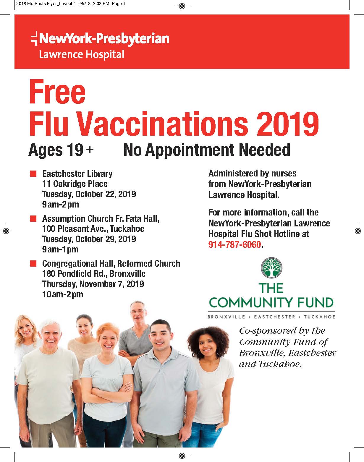 Flu Shots Flyer 2019